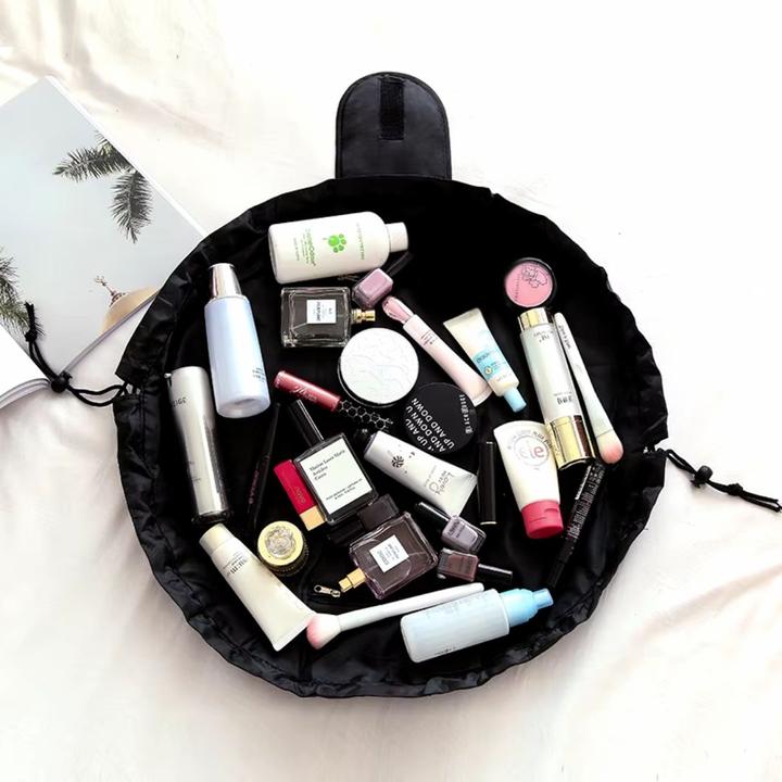 Actual product image Beldura Travel cosmetic bag black