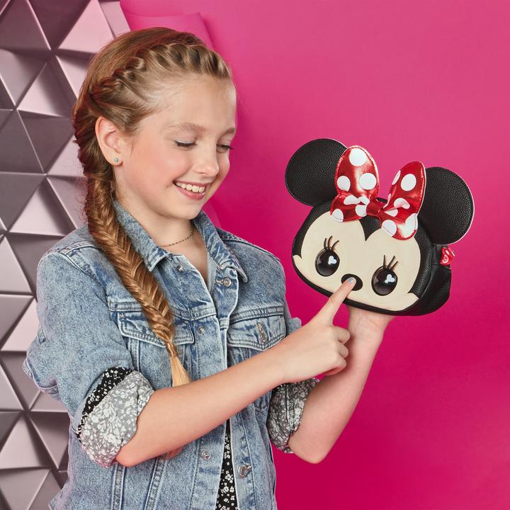 Actual product image Spin Master Purse Pets, Disney Minnie Mouse, giocattolo interattivo e borsetta con oltre 30 suoni e reazioni, bo