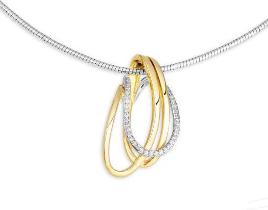 Actual product image Breuning DEPENDANT - BRILL. 0,22 Ct. H/si (750/18 K Gold)