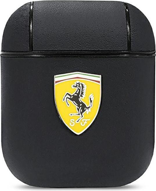 Immagine prodotto Ferrari FESA2LEBK Custodia per AirPods in pelle nera On Track (Manicotto per cuffie)