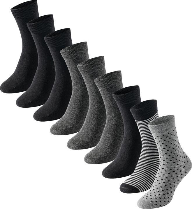 Actual product image Schiesser 9 Pack Ladies Socks (pack of 9, 39 - 42)