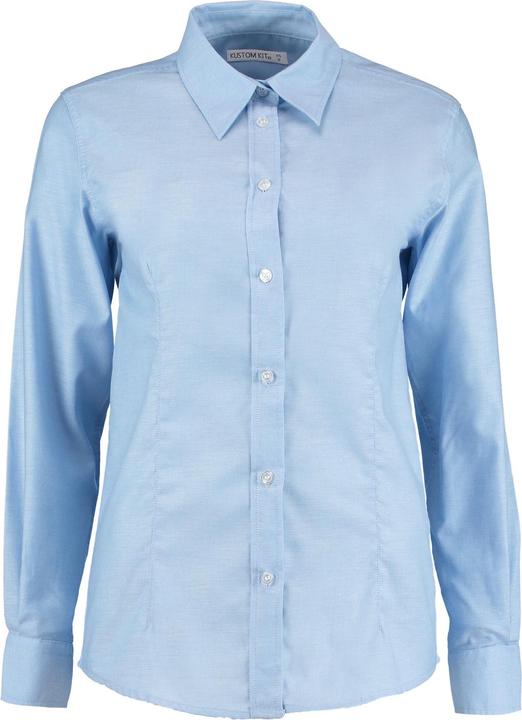 Kustom Kit Oxford Tailored Langarmhemd
