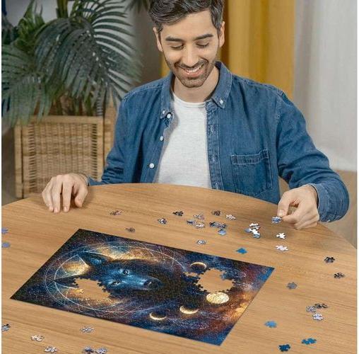 Image du produit Ravensburger Loup lumineux (500 pièces)