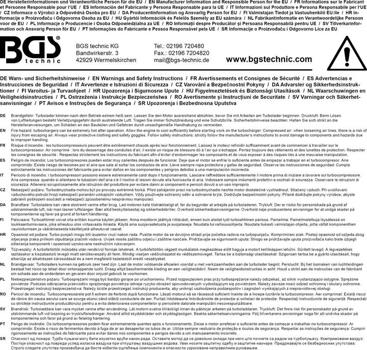 Immagine prodotto BGS Turbolader-Ladeluft-System-Prüfkoffer-Satz | 9-tlg.