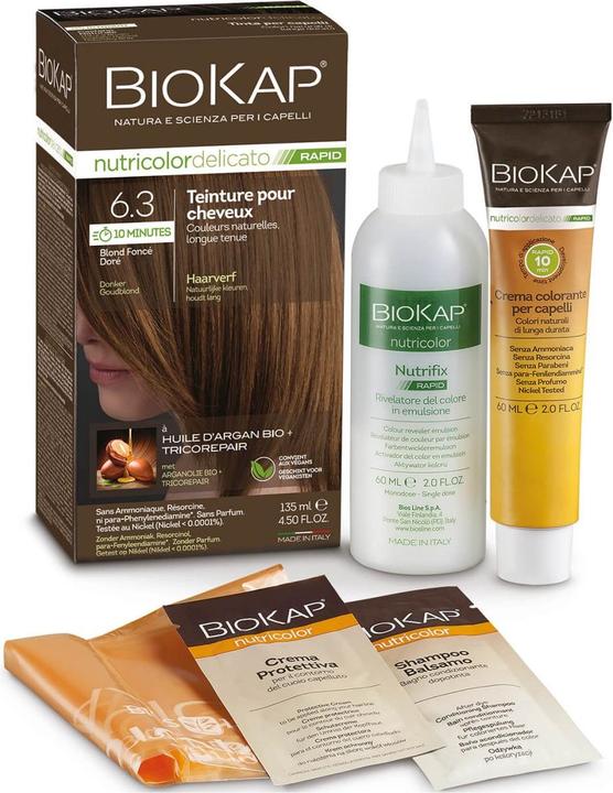 Image du produit Bio Partner Nutricolor Delicato Rapid blond foncé doré (Blond doré foncé)