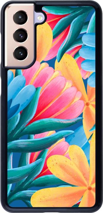 Produktbild PhoneLook Hülle Spring 23 colorful flowers (Samsung Galaxy S21 5G)