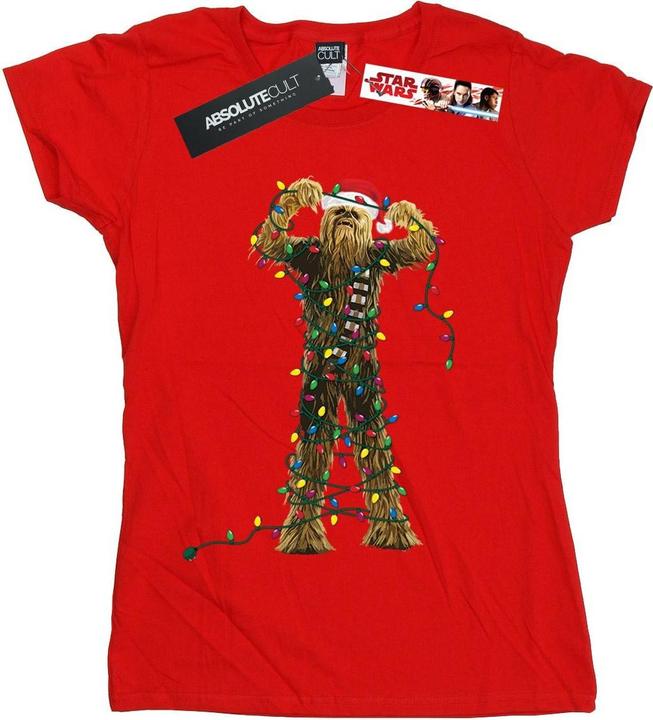 Image du produit Star Wars - T-shirt CHEWBACCA CHRISTMAS LIGHTS - Femme (S)
