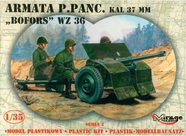 Immagine prodotto Mirage Hobby Cannone anticarro BOFORS da 37 mm
