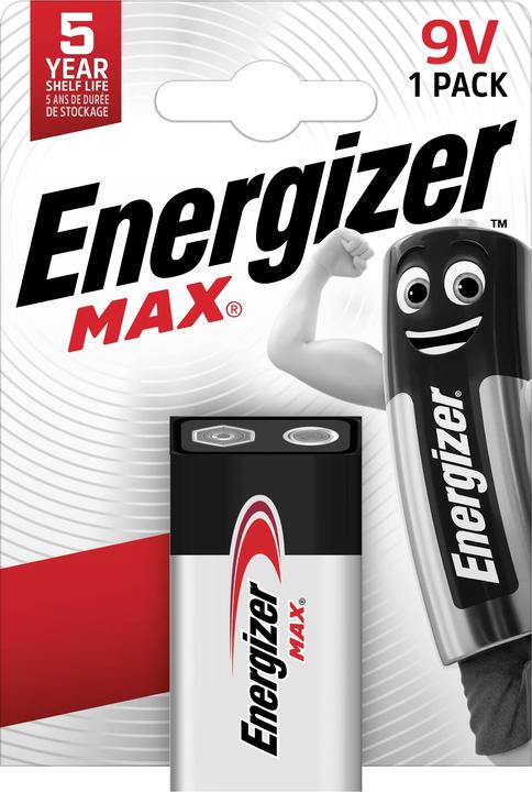 Produktbild Energizer Max Alkaline (1 Stk., 9V Block)