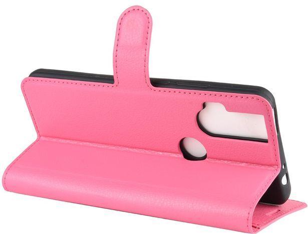 Actual product image MU Classic Litchi Leather Bookcover Series (Motorola One Hyper)