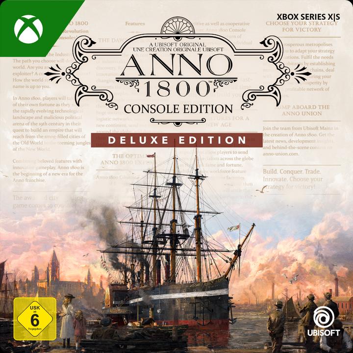 Actual product image Microsoft C2C Anno 1800 Console Edition Deluxe (Xbox Series X, Xbox Series S)