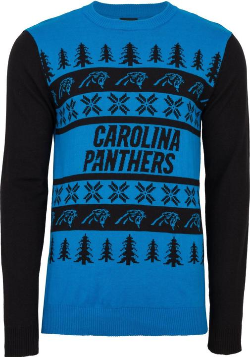 Produktbild Foco NFL Ugly Sweater XMAS Strick Pullover Carolina Panthers - M (M)