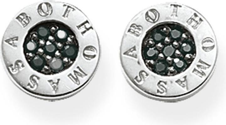 Immagine prodotto Thomas Sabo Orecchini a perno Classic Pavé Black (Argento)