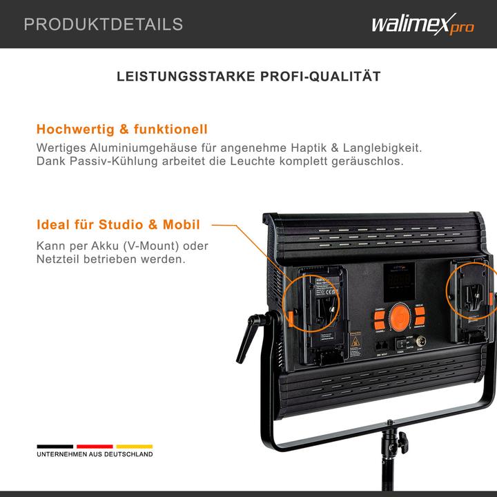 Produktbild Walimex pro LED Niova 150-F Pro Bi Color (Flächenleuchte)