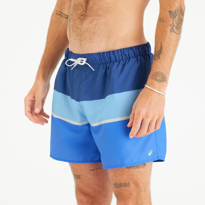 Immagine prodotto Olaian Men’s Swim Shorts Surf 100 15” Short - Strippy Blue (XXL)