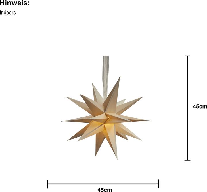 Actual product image Star Trading Paper star December