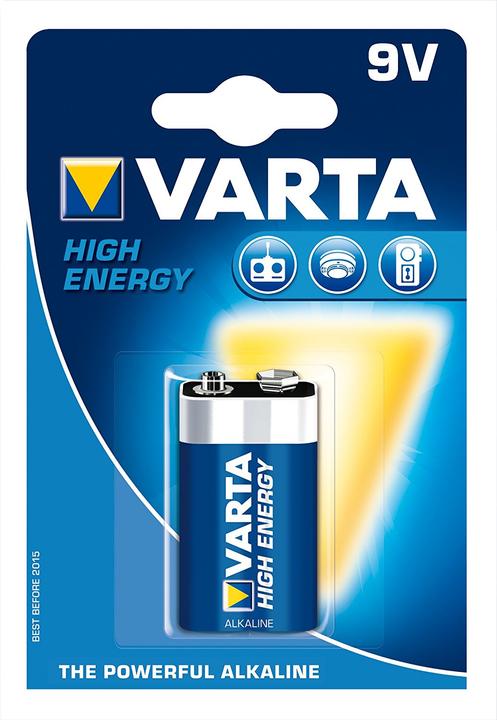 Productafbeelding Varta Vermogen met lange levensduur (1 Pcs., 9V Block, 580 mAh)