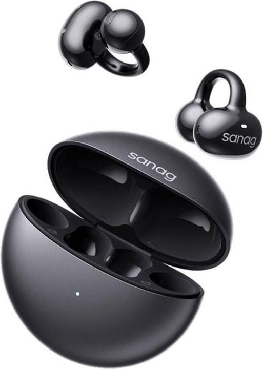 Actual product image Sanag OWS S6S wireless headphones (black) (ANC, 38 h, Wireless)