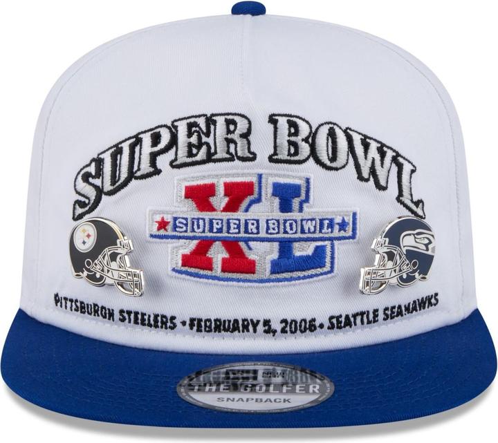 Produktbild New Era Golfer Cap - Super Bowl Xl Pin Steelers Seahawks (One Size)