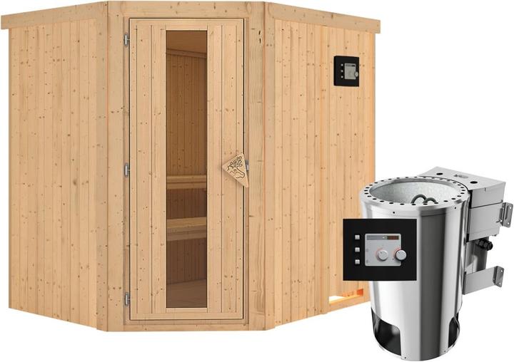 Produktbild Karibu Lilja ohne Dachkranz (Plug & Play 3,6 KW - Bio externe Steuerung)