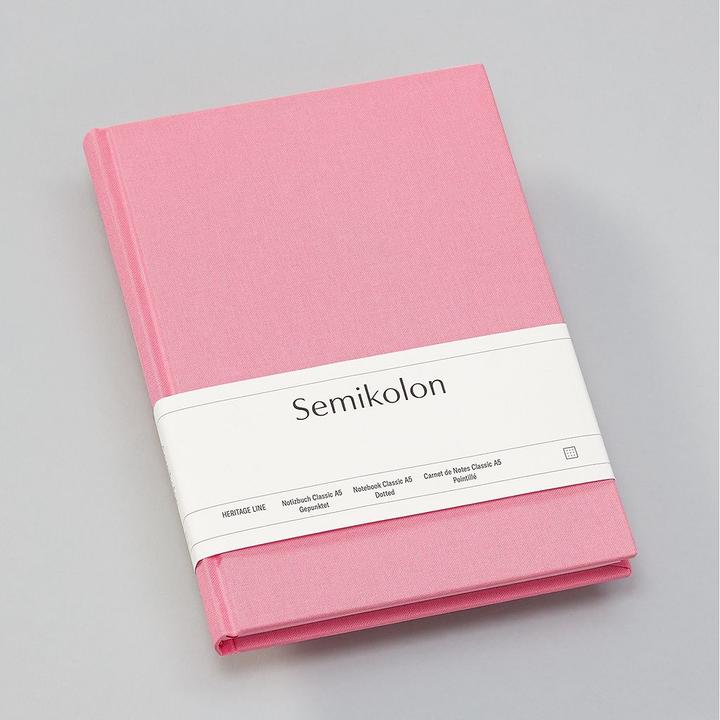Actual product image Semikolon NOTEBOOK A5 88bl.DOTTED FLAMINGO (A5, Dotted, Hardcover)