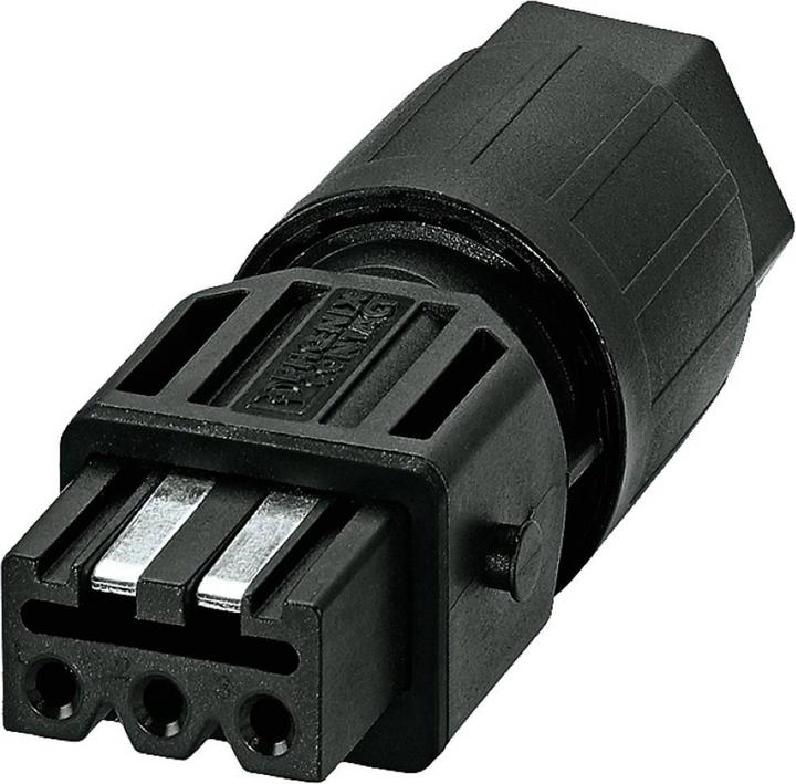 Phoenix Contact Connecteur à cigogne QPD STAK 3 L+PE, 1,5 mm², noir