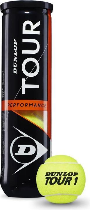 Produktbild Dunlop Tennisbälle TOUR PERFORMANCE 4-Röhre