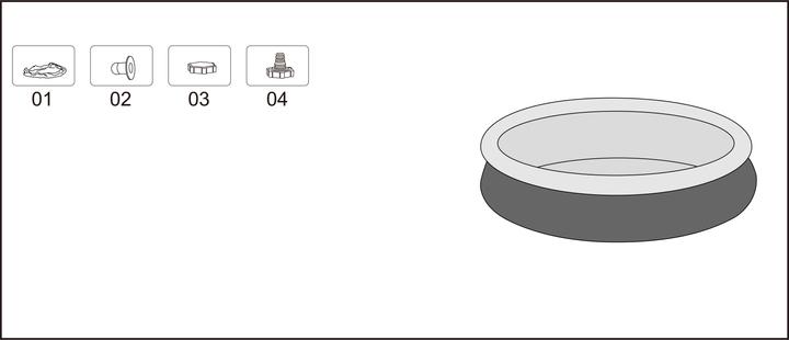 Actual product image Bestway Fast Set (305 x 66 cm)