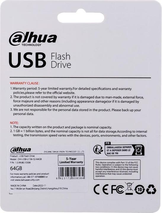 Immagine prodotto Dahua USB-U156-32-64GB Pamięć USB 3.2 64GB (64 GB, USB 3.2)