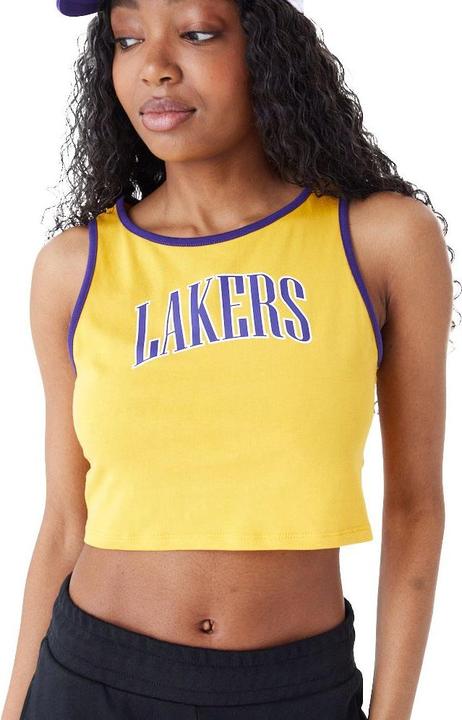Produktbild New Era Ladies Crop Tank Top Los Angeles Lakers - L (L)