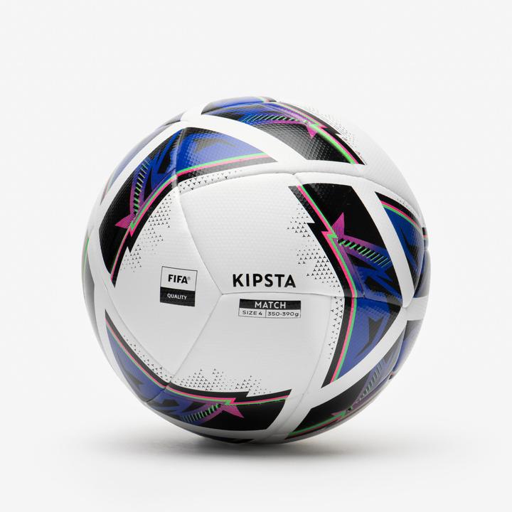 Immagine prodotto Kipsta Pallone da calcio da allenamento misura 4 Hybrid 2 - FIFA Quality Match Ball bianco