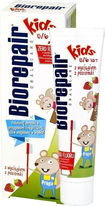 Immagine prodotto Blanx Dentifricio per bambini Biorepair Oral Care (0-6 anni) - Fragola 50ml (50 ml)