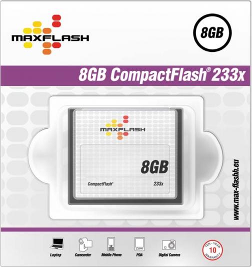 Memorysolution MAXFLASH Flash memory card (8 GB, CF)