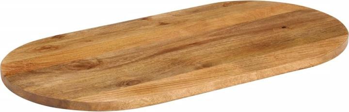 Actual product image VidaXL Table top wooden top solid wood top 120x60x3.8cm oval mango wood