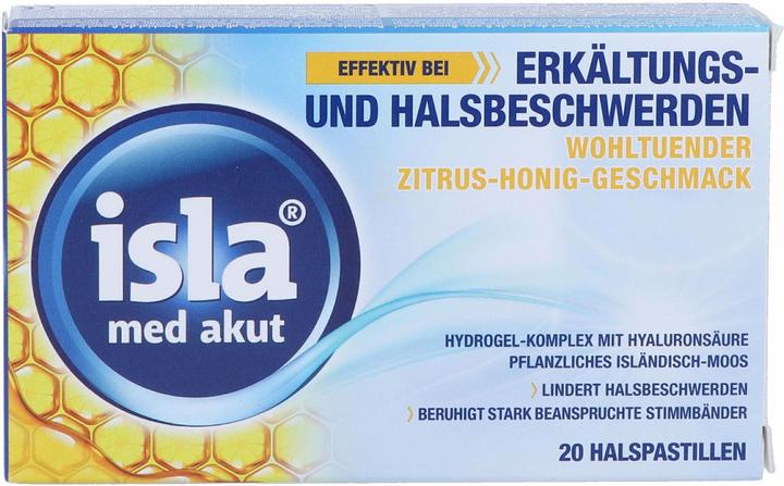 Isla Pastilles med acute citrus-honey 20 pieces (20 Piece)