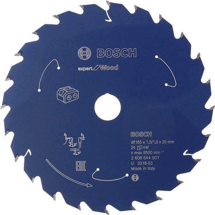 Image du produit Bosch Professional Zubehör Lame de scie circulaire sans fil Expert for Wood, 165 x 1,5/1 x 20, 48 dents