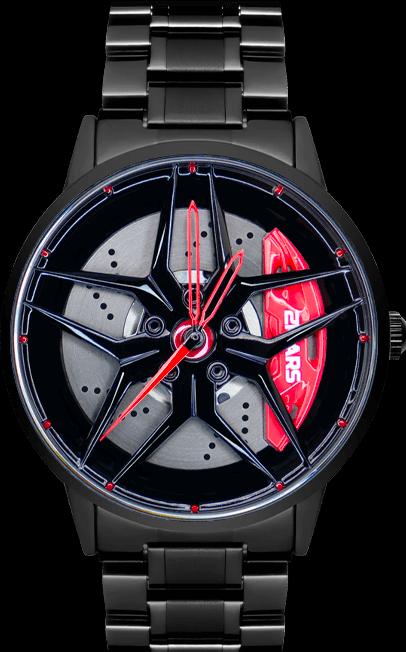 Actual product image 21cars Benz E300 - Red - Black | Non-Spin (43 mm)