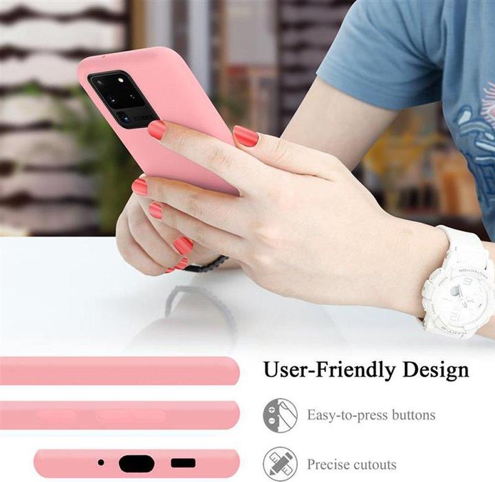 Actual product image Cadorabo TPU Liquid Silicone Case Cover (Samsung Galaxy S20 Ultra)