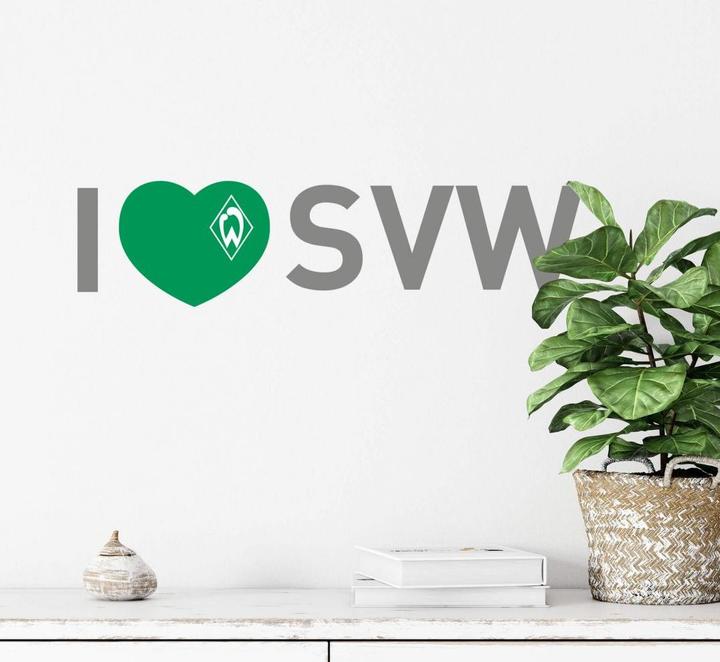 Image du produit SV Werder Bremen Werder Brême I Love SVW (40 x 10 cm)