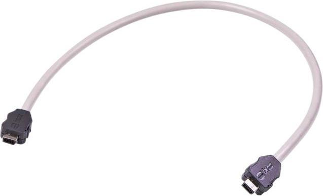 Actual product image Harting Cable-to-board connector, ix Industrial® Type B - ix Industrial® Type B, 1 positions, 1m, grey