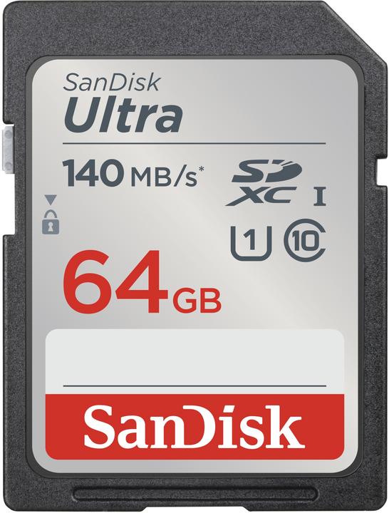 SanDisk Ultra (64 GB, SDXC, U1, UHS-I)