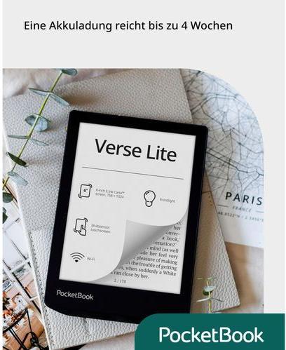 Immagine prodotto PocketBook Verse Lite (6", 8 GB, Grigio notte)
