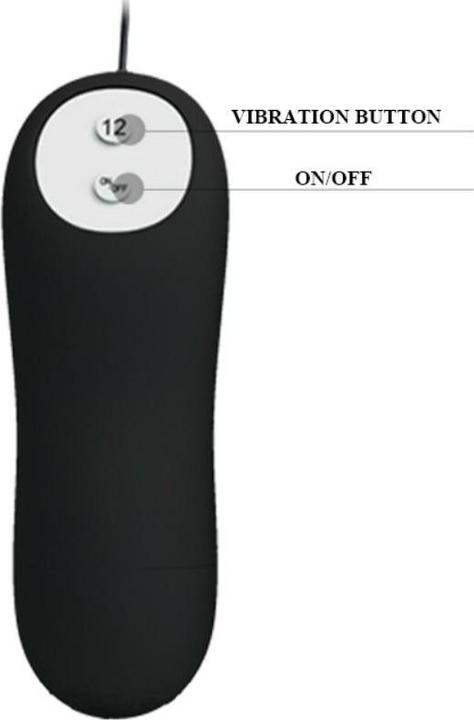 Actual product image Pretty Love Vibrating anal plug with remote control