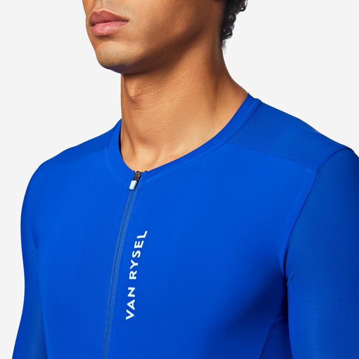 Actual product image Van rysel Radtrikot kurzarm Sommer Rennrad Racer 2 Unisex blau (L)