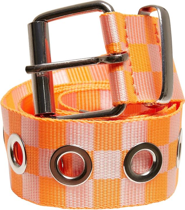 Urban Classics Checker Belt With Eyelets