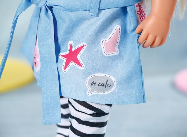 Produktbild Zapf Creation Zapf 835258 BABY born Deluxe Jeans Kleid 43cm