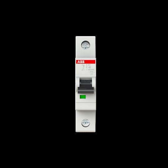 Actual product image ABB Automatic circuit breaker S400 40A 1-P type C 6kA