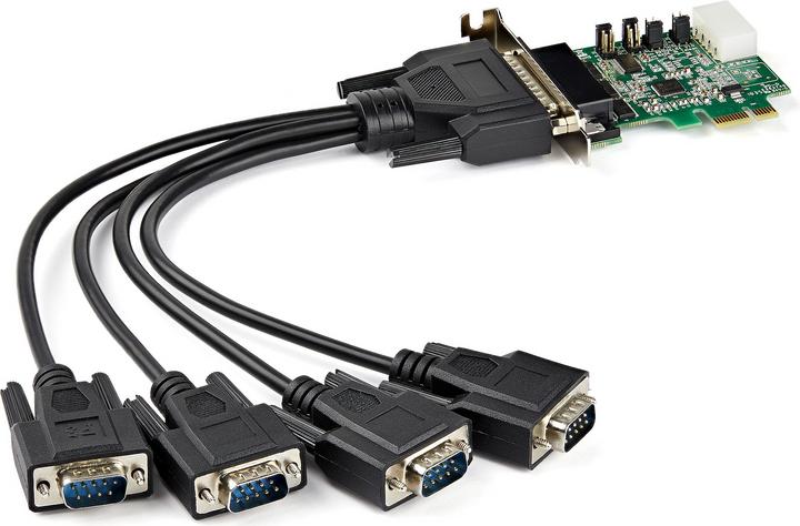 Produktbild StarTech .com 4 Port PCI Express RS232 Serial Adapter Card