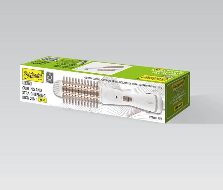 Image du produit Maestro Lokówko-prostownica do włosów 2w1 55W MR-263 (29 mm)