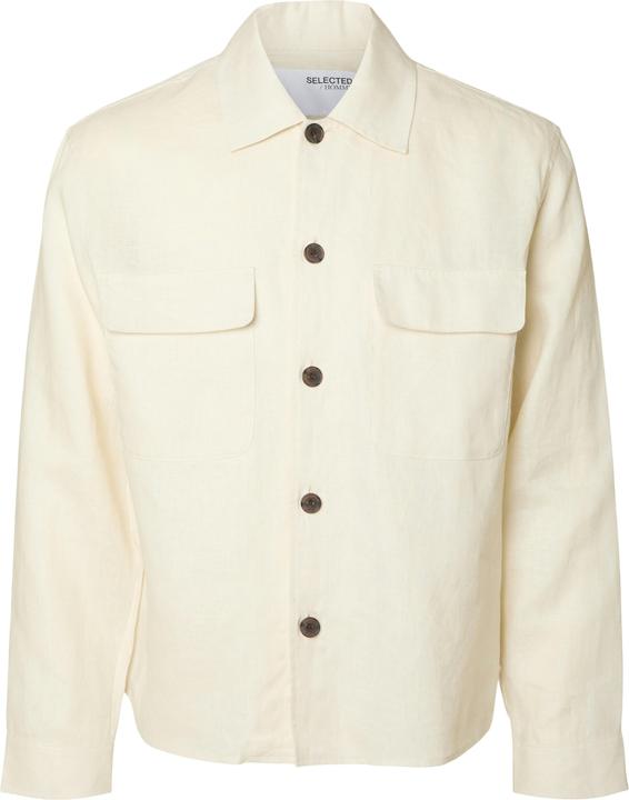 Actual product image Selected Homme 100% linen overshirt (52)